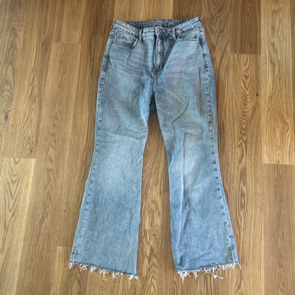 Old Navy Light Blue Flare Jeans